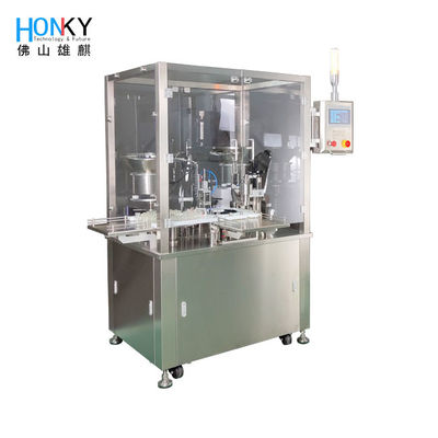 Automatic Pharma Liquid 10ml Vial Filling And Capping Machine With Ceramic Piston Pump For Pharma Industry
