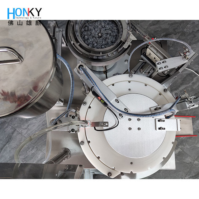 Μηχανή πλήρωσης σύριγγας 10 ml με σύστημα ελέγχου ευελιξίας χωρίς μούχλα και πνευματικά εξαρτήματα της μάρκας της Ταϊβάν