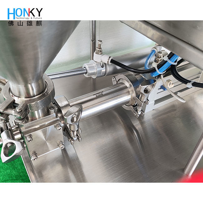 Μηχανή πλήρωσης μπουκαλιών κρέμας πάστας με αντλία Q-R για τη γέμιση μπουκαλιών μικρών παρτίδων