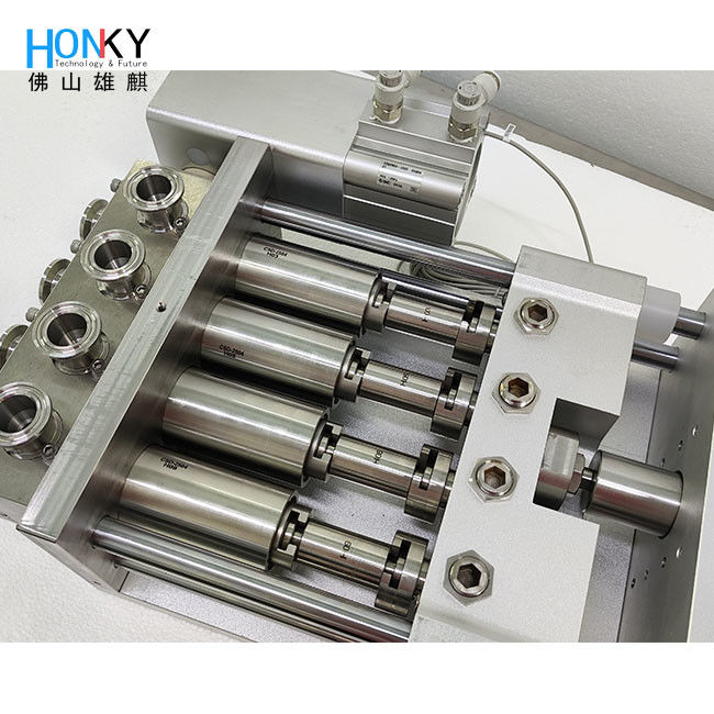 Πολλαπλές κεφαλές κεραμική αντλία πλήρωσης με ισχύ 0,4KW και μέγεθος πλήρωσης 1-10ml έως 5-50ml για υγρά υψηλής ιξώδους