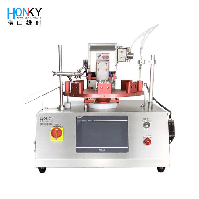 High Precision Ceramic Pump Desktop Filling Machine for Bio Reagent with 50 PCS per minute Efficiency and Stainless Steel 304 Construction