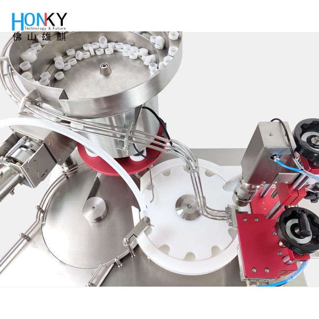 2300BPH ογκομετρικές μηχανές πλήρωσης και κάλυψης για τη συσκευασία φιαλιδίων 10ml