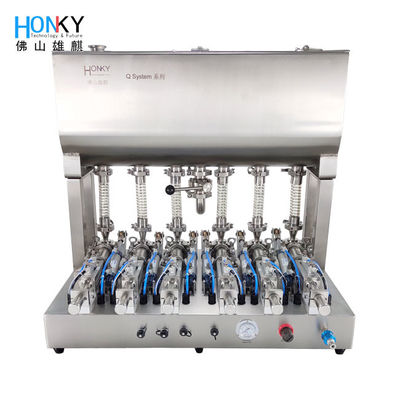 6 γραμμή 200g Maya Paste Machine γεμίζει με υψηλής ακρίβειας αντλία έμβολο για συσκευασία σακούλας χρησιμοποιώντας