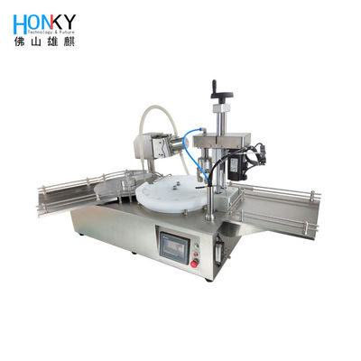 Αποστηρωμένη μηχανή πλήρωσης 1500 BPH Benchtop υγρή αυτόματη