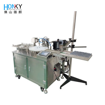 Capper φιαλιδίων 2400 BPH αυτόματη υγρή πλήρωση μηχανών για την παγωμένη ξηρά σκόνη